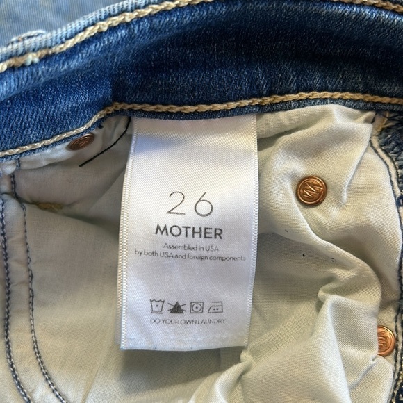 MOTHER The Stunner Two Step Fray Love for Sale Jean Sz 26 - Picture 11 of 15